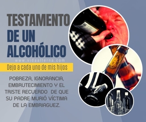 Testamento de un alcoh&oacute;lico